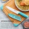 Farberware 6" Aqua Ceramic Chef Knife with Sheath
